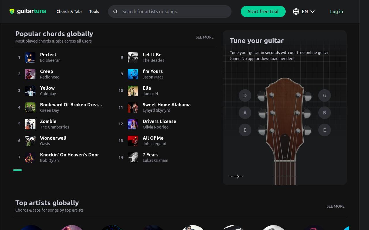 GuitarTuna screenshot