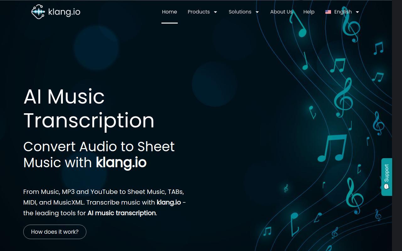 Klangio screenshot